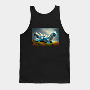 Cute Wool Art Dragon 10 of 20 Designs Tank Top